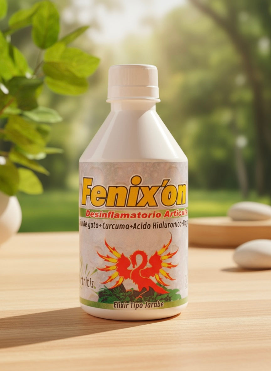 Fenixon PLUS, JARABE 360ml, Desinflamatorio Articular