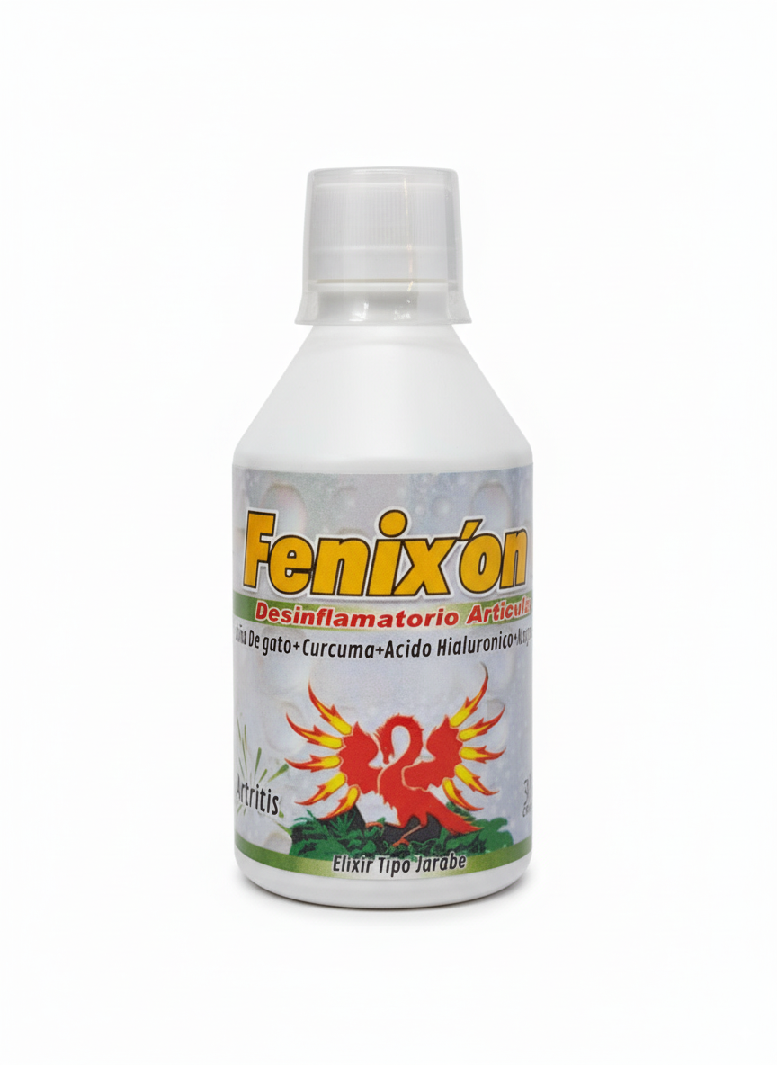 Fenixon PLUS, JARABE 360ml, Desinflamatorio Articular